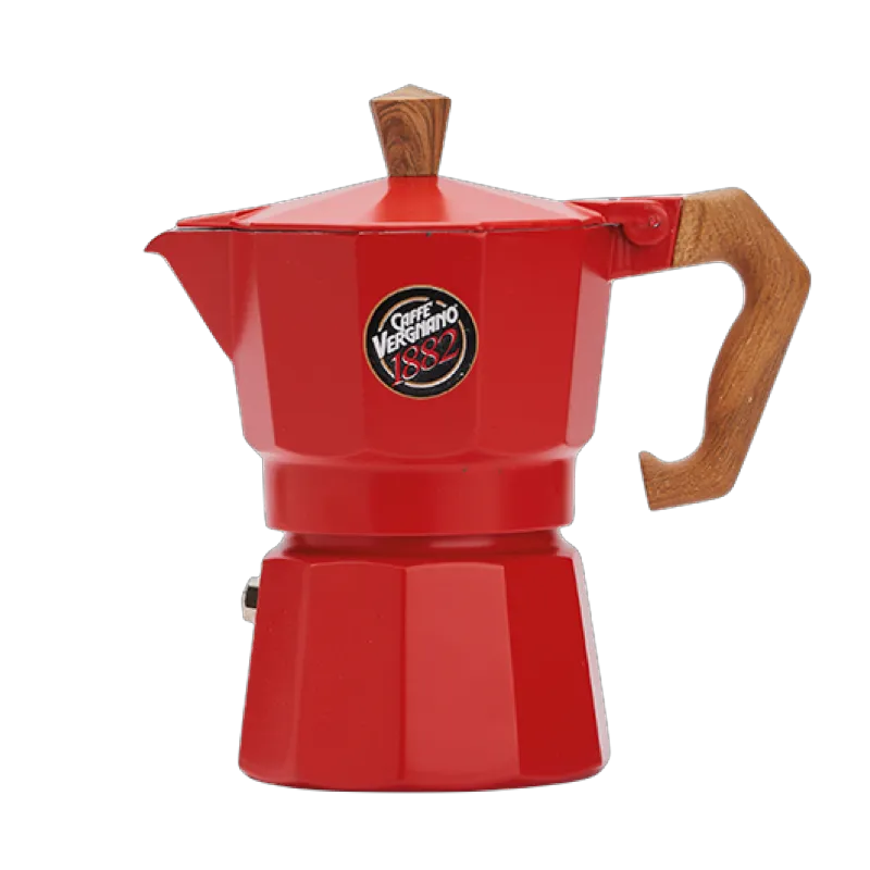 Caffè Vergnano 紅色摩卡壺