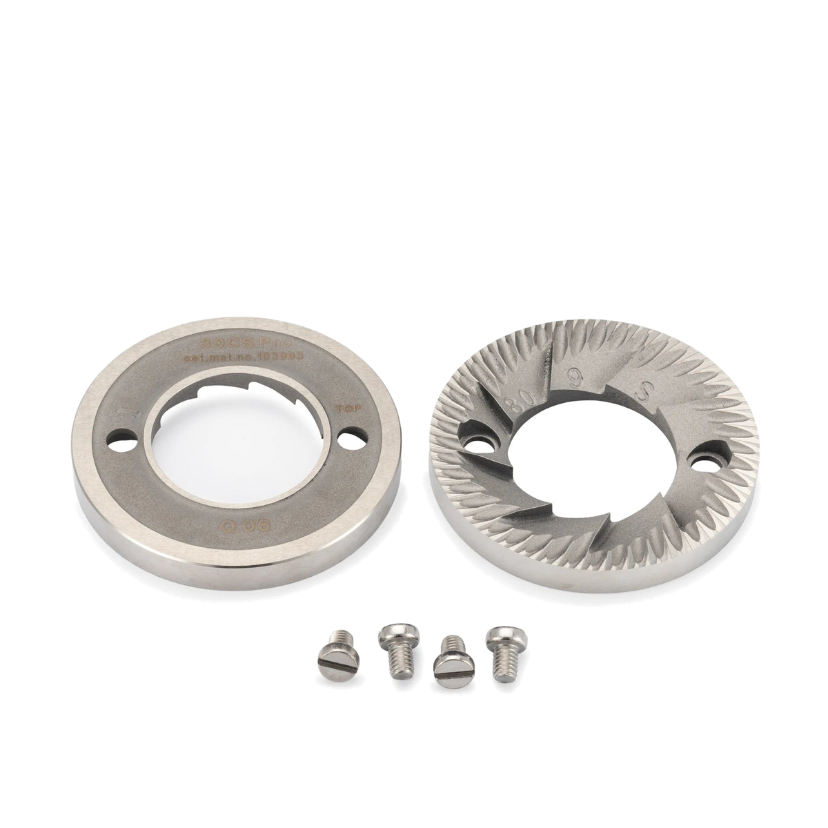 Mahlkönig 80mm Premium Cast Steel Burrs (For E80S/PEAK/Ditting 804 & 807 series)