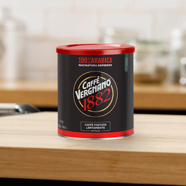 Caffe Vergnano Espresso 100% Arabica Moka Ground Coffee