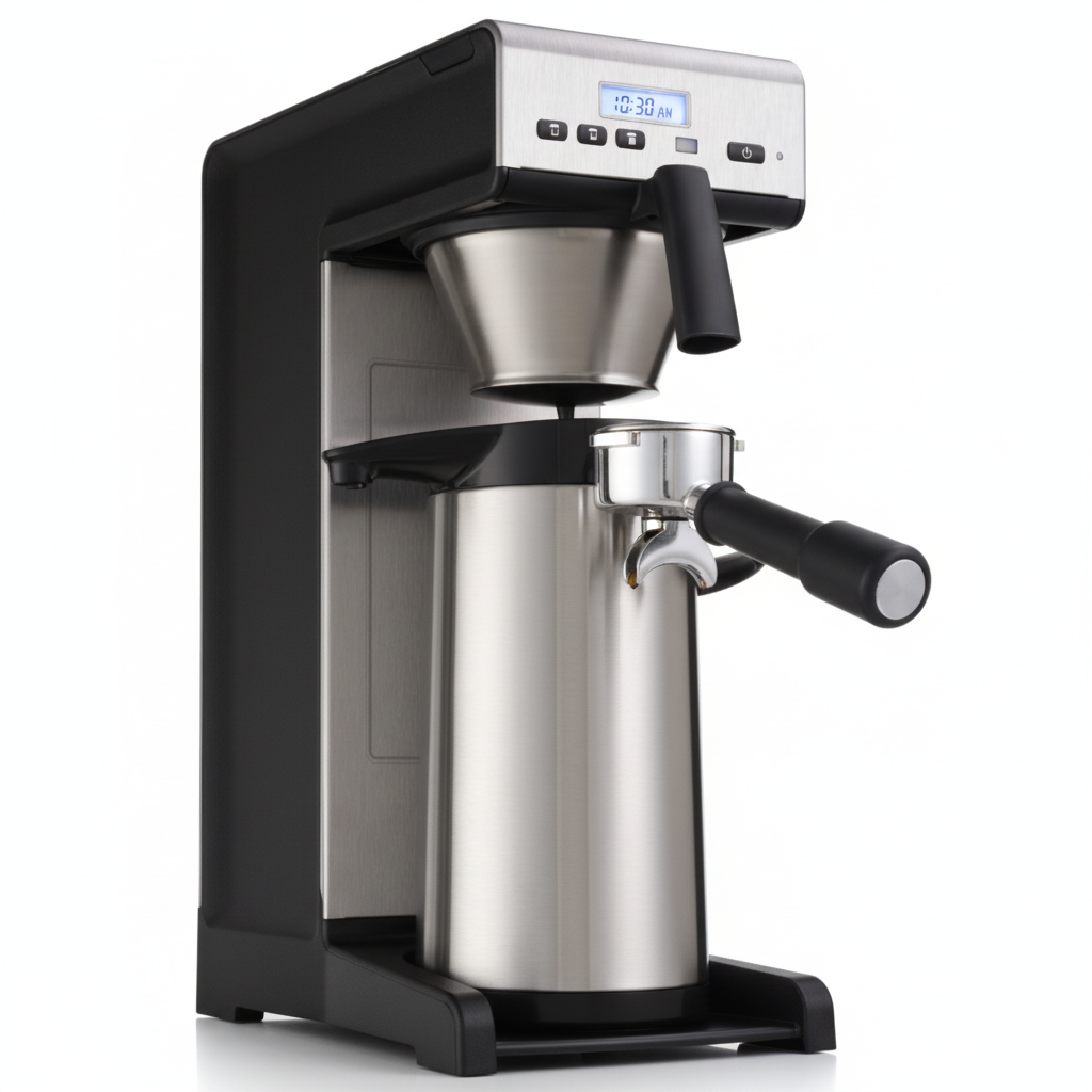 Bravilor Bonamat TH10 Gastro-Filterkaffeemaschine – Mengenbrüher Mit 2x Pumpkanne (2,2 L) – Gebraucht, Voll Funktionsfähig