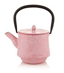 ZUNDO 0.8L ROSE CAST IRON TEAPOT - MADE IN JAPAN