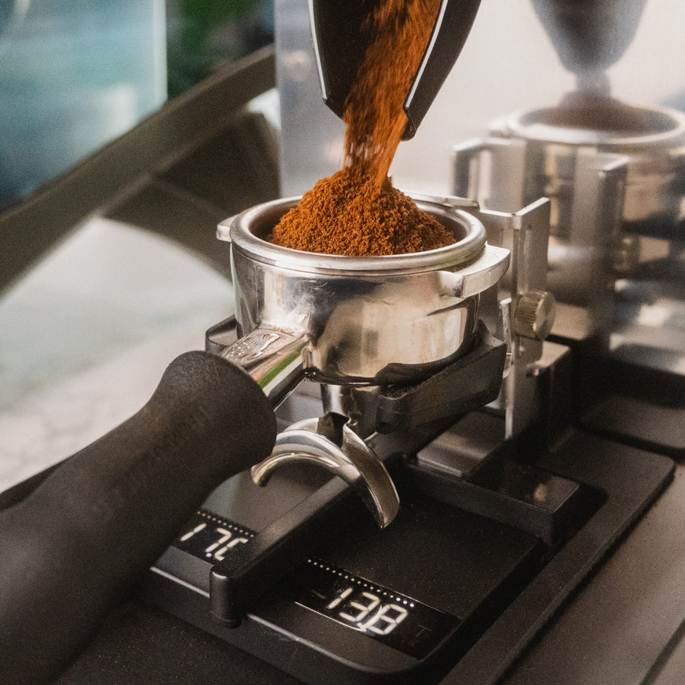 La Marzocco Grind by Weight Portafilter Stand/Tray (For Swan Grinder)