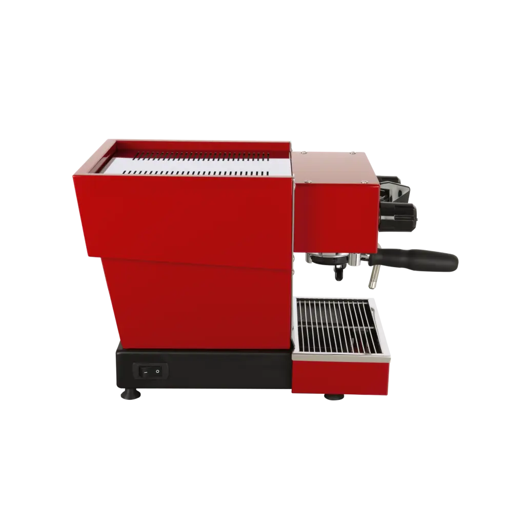 Red Linea Micra Coffee Machine Left