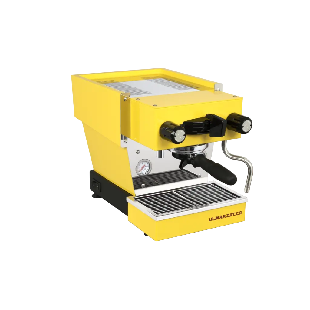 Yellow Linea Micra Coffee Machine Side