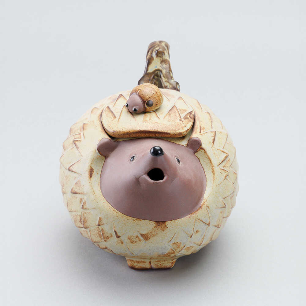 Kashiwa Craft Hedgehog Teapot - HANDMADE IN JAPAN