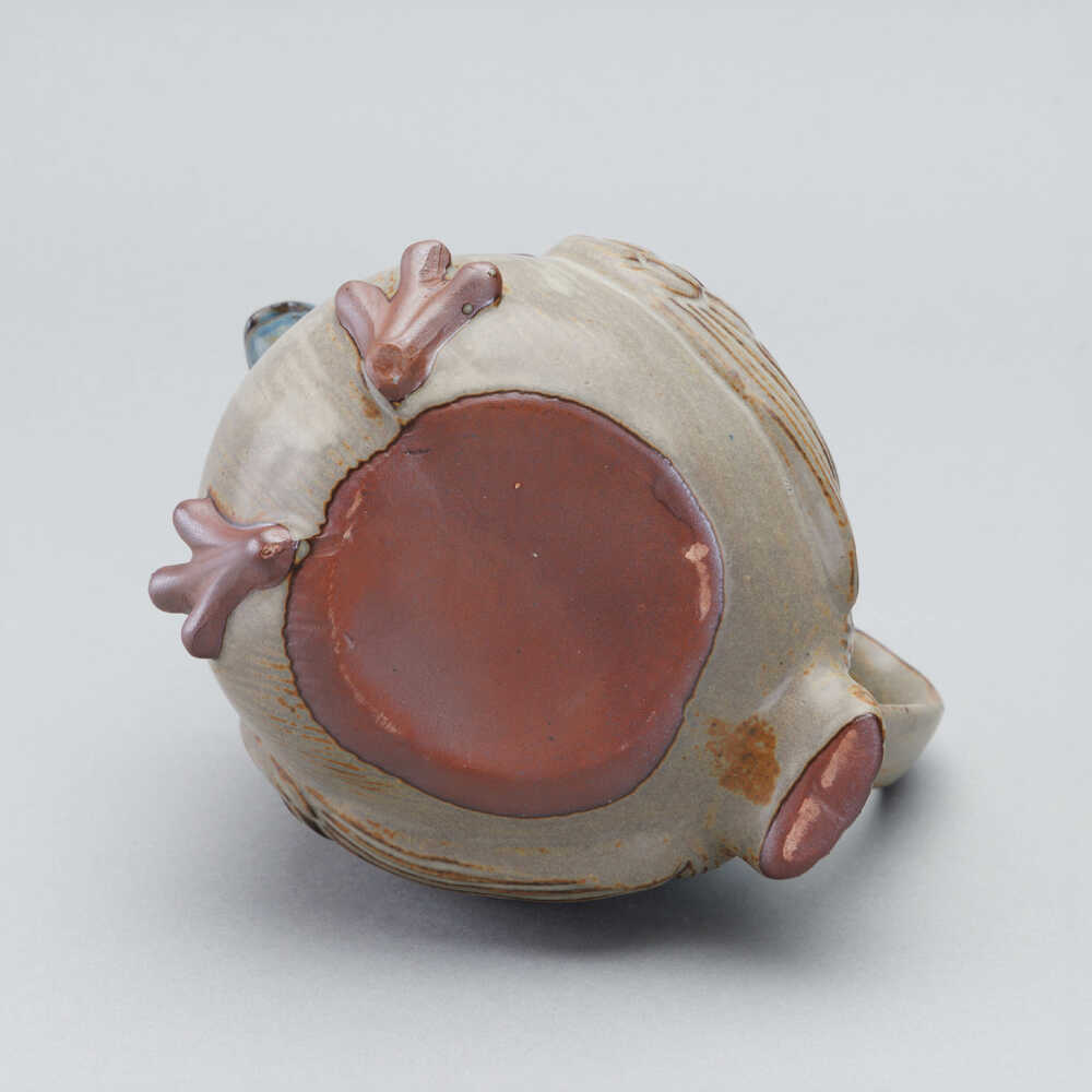 Kashiwa Craft Blue Owl Teapot - HANDMADE IN JAPAN
