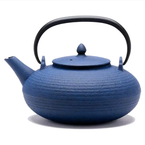 WAZUQU JAPANESE CAST IRON TEAPOT - ITOME 0.70L - BLUE