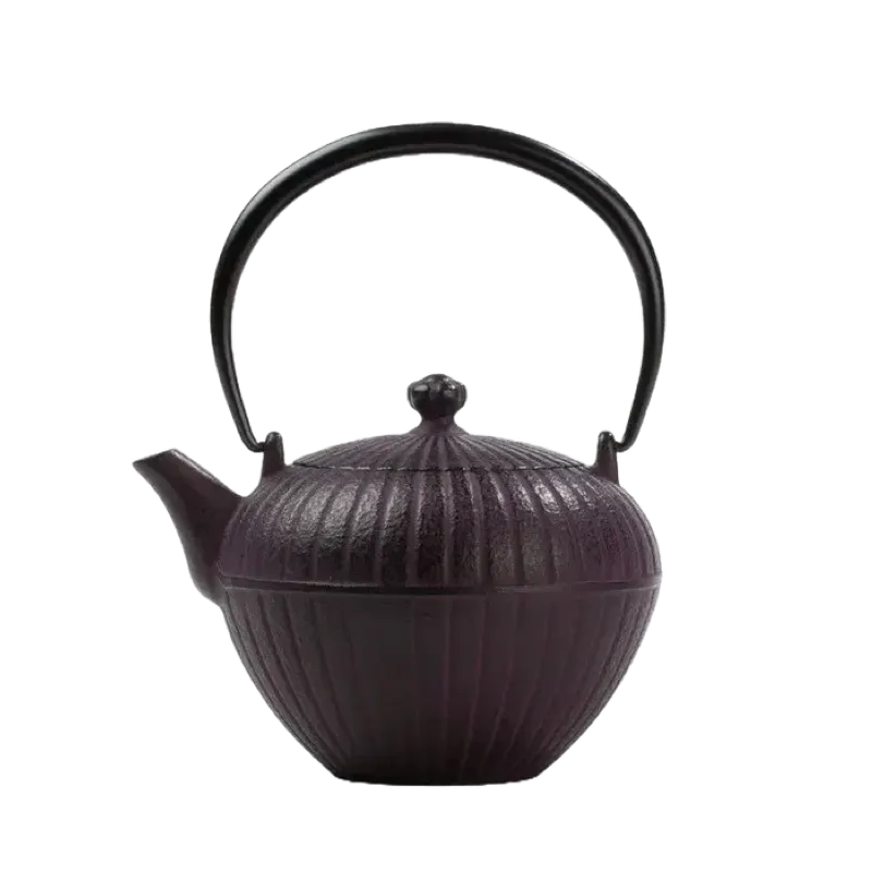 SUIKA 0.55L CHAKATAKE PURPLE CAST IRON TEAPOT - MADE IN JAPAN