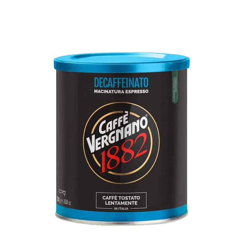 Caffè Vergnano Decaffinated Ground Coffee