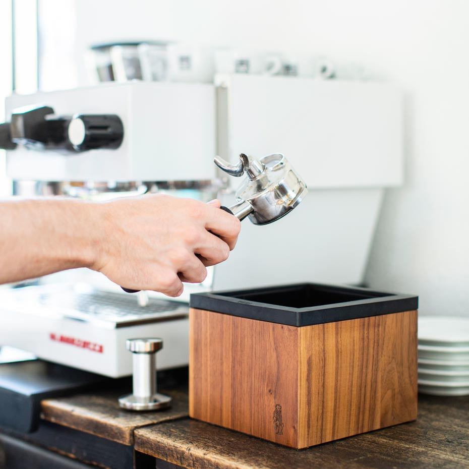 La Marzocco Walnut Wood Knock Box