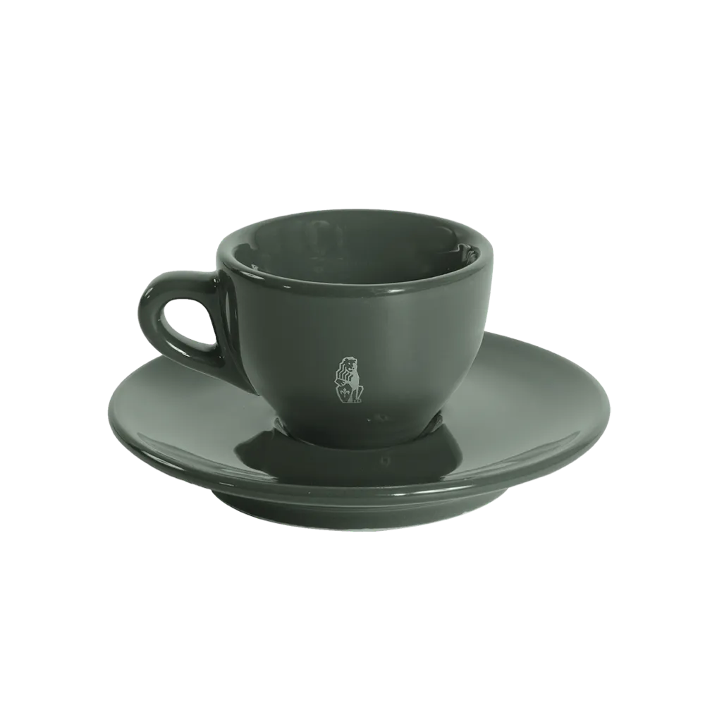 La Marzocco Grey Espresso Cup w. Saucer