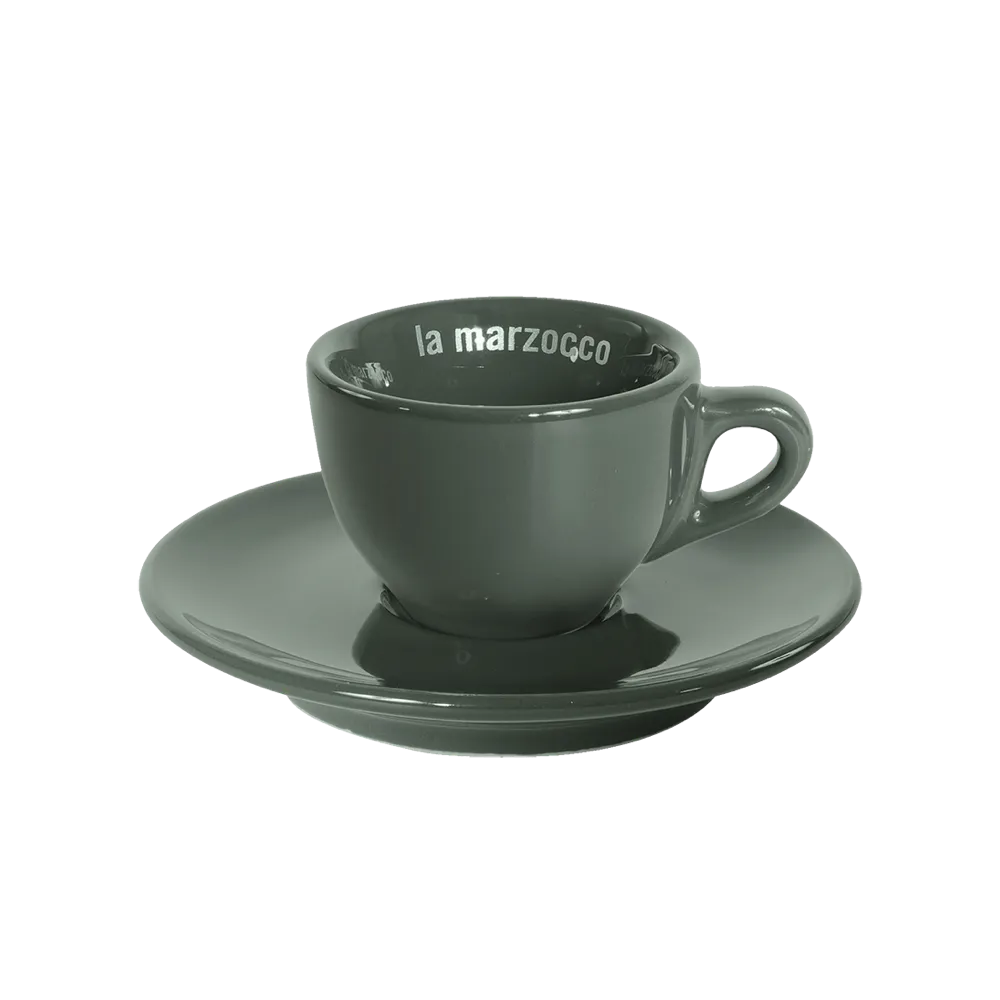 La Marzocco Grey Espresso Cup w. Saucer