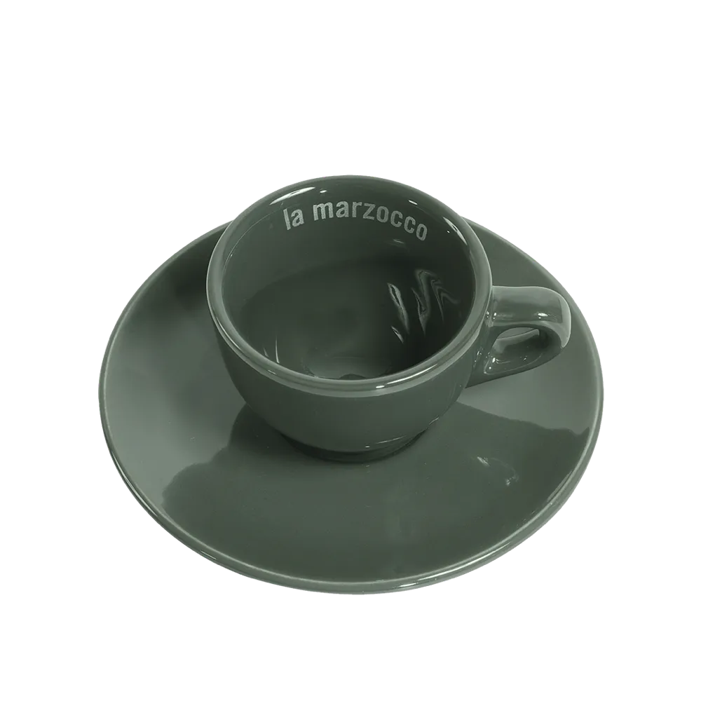 La Marzocco Grey Espresso Cup w. Saucer