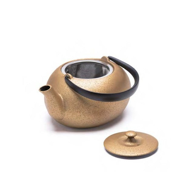 JAPANESE CAST IRON TEAPOT - FUKU 0.55L - GOLD