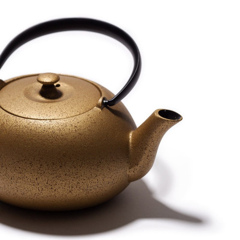 JAPANESE CAST IRON TEAPOT - FUKU 0.55L - GOLD