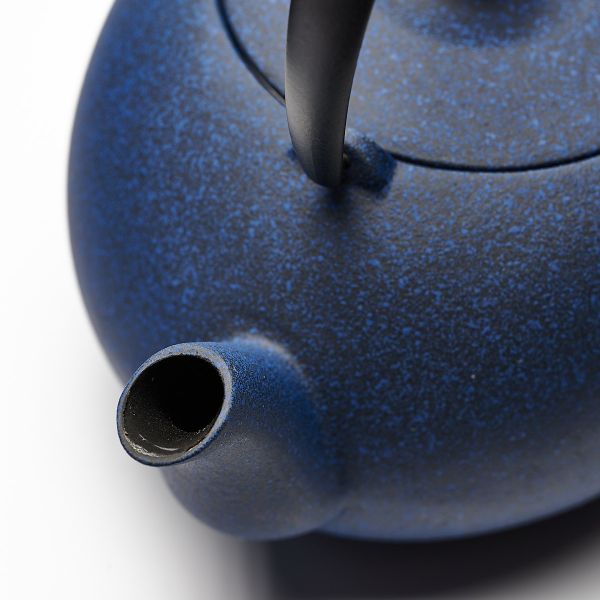 JAPANESE CAST IRON TEAPOT - FUKU 0.55L - BLUE