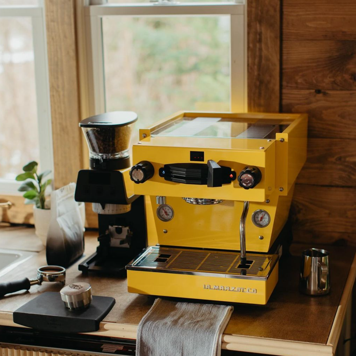 La Marzocco Linea Mini R Espresso Machine - Yellow