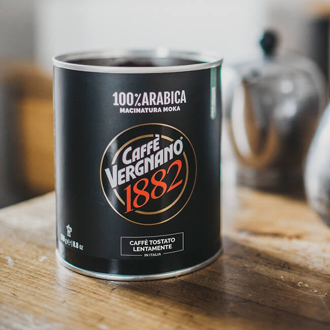 Caffe Vergnano Moka 100% Arabica Ground Coffee