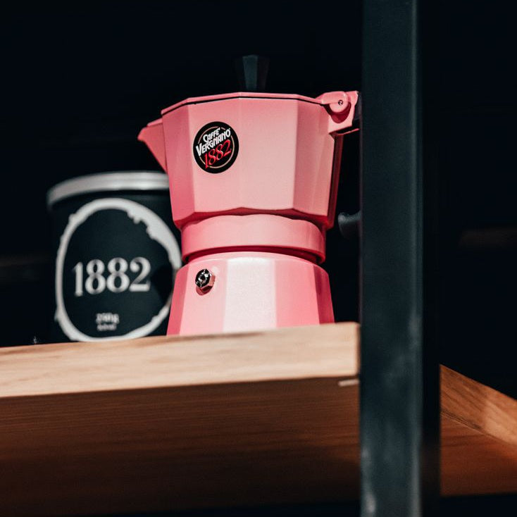 Caffè Vergnano 'Women in Coffee' Pink Moka Pot