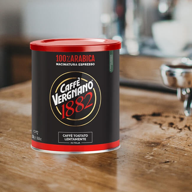 Caffe Vergnano Espresso 100% Arabica Moka Ground Coffee