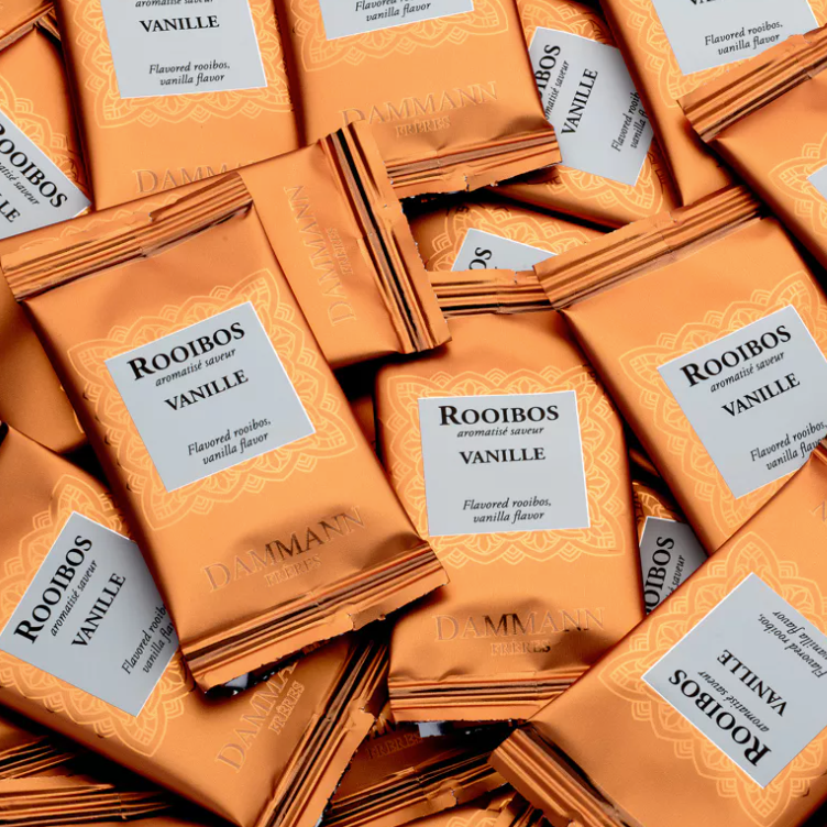 'ROOIBOS VANILLE', 24 ENVELOPED CRISTAL® SACHETS