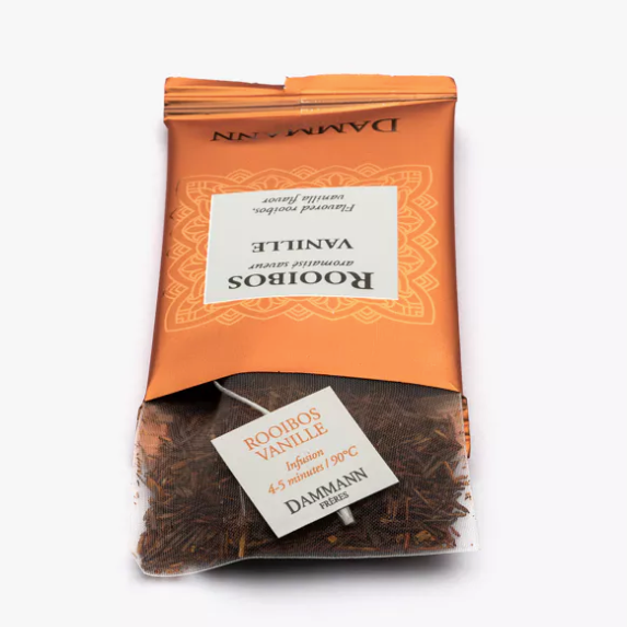 'ROOIBOS VANILLE', 24 ENVELOPED CRISTAL® SACHETS