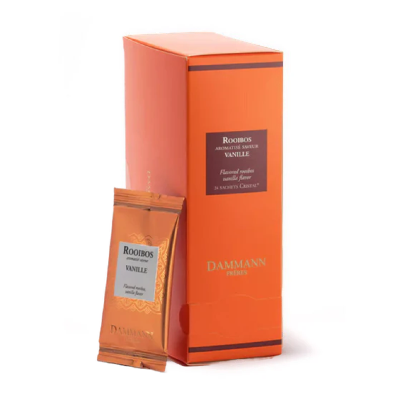 'ROOIBOS VANILLE', 24 ENVELOPED CRISTAL® SACHETS
